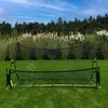 Treniruočių futbolo vartai 2in1, tvirti, tikslūs, lengvas surinkimas, juodi/geltoni, mini futbolo vartai, nešiojami