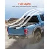 Trigubas sulankstomas kėbulo dangtis 1999-2024 Ford F-250 F-350 Super Duty, tvirtas aliuminis, atsparus vandeniui, 2.07 m Styleside kėbului, pikapo kėbulo uždangalas, apsauginis tentas