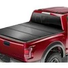 Trigubo sulankstymo „Tonneau“ uždangalas, skirtas „Toyota Tundra“, sunkvežimio krovinių skyriaus uždangalas su LED šviesa, vandeniui atsparus aliuminio „Tonneau“ uždangalas