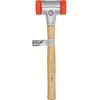 Trinkelių klojimo plaktukas su 50 mm galvute, hickory rankena, patvari konstrukcija, 830 g trinkelių klojimo plaktukas
