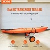 Tvirtas baidarių vežimėlis, baidarių transportavimas, reguliuojamas plotis, išardoma konstrukcija