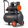 Tyliai veikiantis oro kompresorius 35 L, 1800W, be alyvos, nešiojamas, automobilių remontui, padangų pripūtimui, dažymui