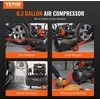 Tyliai veikiantis oro kompresorius 35 L, 1800W, be alyvos, nešiojamas, automobilių remontui, padangų pripūtimui, dažymui