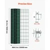 Ūkio tvora, 1 x 25 m, tvirta vinilu dengta cinkuoto plieno vielos tvora gyvuliams ir sodams, gyvūnų aptvaras, tinklas narvams, žalia tvora