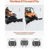Universalus ATV sniego plūgo komplektas, 1524 mm ašmenys, reguliuojamas kampas, sunkus grandiklis, kiemo, ūkio, kelių valymui