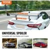 Universalus GT Sparnas Spoileris, reguliuojamas dviejų aukštų automobilio spoileris, matinės juodos spalvos bagažinės sparnas sedanams ir kupė, 1350 mm lenktyninis spoileris