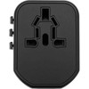 Universalus kelioninis adapteris, skirtas daugiau nei 150 šalių, su USB įkrovikliu