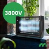 Vabzdžių naikintuvo lempa, 20W UV musgaudis, aukštos įtampos vabzdžių naikintuvas namams ir komerciniam naudojimui, uodų naikintuvas