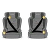 Nukido Vaikiška automobilinė kėdutė, su Isofix sistema, reguliuojama galvos atrama, šoninio smūgio apsauga, 15-36 kg, pilka automobilinė kėdutė vaikams, 2/3 grupės automobilinė kėdutė