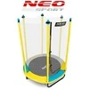 Vaikiškas sodo trampolinas 140 cm, su apsauginiu tinklu, lauko trampolinas vaikams, mažas trampolinas, šokinėjimo trampolinas