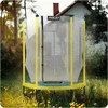 Vaikiškas sodo trampolinas 140 cm, su apsauginiu tinklu, lauko trampolinas vaikams, mažas trampolinas, šokinėjimo trampolinas