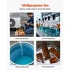 Vakuuminis siurblys oro kondicionieriams ir dervos degazavimui, vienpakopis rotacinis mentinis, 3.5 CFM 100 L/min, 180W, su alyvos buteliuku ir 4 polių varikliu, ŠVOK įrankis
