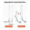 Valčių priekabos kreiptuvai, reguliuojamas aukštis 775-1205 mm, 2 vnt. plieniniai stulpai su PVC vamzdžiais, slidinėjimo ir burvaltėms, krovimo kreipiamieji stulpai priekabai