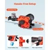 Vandens siurblys kemperiams ir jachtoms, 12V DC 22.7 L/min 4 kamerų savaime užsipildantis diafragminis siurblys su automatiniu slėgio jungikliu, 4.83 bar vandens pompa sodo laistymui