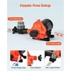 Vandens siurblys kemperiams ir laivams, 12V DC 15.1 L/min savaime užsipildantis membraninis siurblys su automatiniu slėgio jungikliu, vandens siurblys automobilių plovimui ir drėkinimui, sodo siurblys