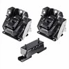 Variklio pagalvių komplektas, 3 dalių rinkinys 2007–2013 m. Chevrolet Silverado 1500 5.3L V8, vibracijos slopinimas, transmisijos ir variklio laikikliai, automobilių dalys