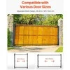 Vartų konstrukcijos komplektas 915-1524 mm pločio angoms, reguliuojamas metalinis vartų rėmas, atsparus rūdims lauko vartų komplektas, reguliuojamas tvoros vartų rėmas