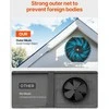 ventiliatorius, 1300 CFM, palėpės ištraukiamasis ventiliatorius su reguliuojamu termostatu, palėpės vėdinimo ventiliatorius