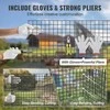 Vielos tinklas 1220x15240 mm, cinkuotas, 19 dydžio, vištidės tvora, PVC danga, triušių, gyvačių apsaugai, paukštidėms