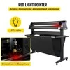Vinilo pjaustytuvas 1350 mm, LED ekranas, optinė akis, pjaustyklis su stovu, reklaminių iškabų gamybai, lipdukų pjaustymo braižytuvas