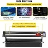 Vinilo pjaustytuvas 1350 mm, LED ekranas, optinė akis, pjaustyklis su stovu, reklaminių iškabų gamybai, lipdukų pjaustymo braižytuvas