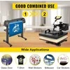 Vinilo pjaustytuvas ir termo presas 5in1, 720 mm ploteris, 38x38 cm presas, marškinėlių spausdinimui, drabužių gamybai, šilumos perdavimo įranga
