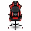 Žaidimų kėdė, ergonomiška biuro kėdė, patogi kompiuterio kėdė, raudona žaidimų sėdynė, reguliuojamo aukščio kėdė