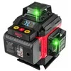 Žalias lazerinis nivelyras, 4D 360 kryžminis lazeris, 16 linijų savaiminis nivelyras, statybinis lazeris, geodezinis lazeris
