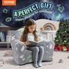 Žavinga vaikiška sofa, šviečianti tamsoje, minkštas avikailis, lengvas dizainas