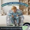 Žavinga vaikiška sofa, šviečianti tamsoje, minkštas avikailis, lengvas dizainas