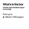 Hewlett Packard (HP) HP 301XL High Yield Juodas Original Ink Cartridge