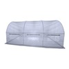 FunFit Arkinis šiltnamis Baltas su orlaidėmis 300x600-18m2 (Baltas)