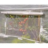 FunFit Arkinis šiltnamis Baltas su orlaidėmis 300x600-18m2 (Baltas)