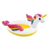 Amo Toys Pripučiamas baseinas INTEX MYSTIC UNICORN, 272x193x104cm, purškia vandenį 57441NP