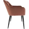 AKORD Pufas Alia Velvet Rožinė 55x55x30