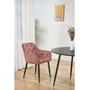 AKORD Pufas Alia Velvet Rožinė 55x55x30