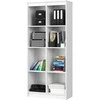 AKORD Pusės lentyna biuro balta 80x35x180