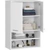 AKORD Sienos spinta su dviem durimis ir viena lade, balta 64x30x94