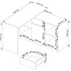 AKORD Kampo kampas su baltais bufetais 120x126x79