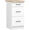 AKORD Spinta Oliwia su baltais stalu 40x46x85