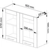 AKORD Spinta Oliwia Blanc 80x31x58