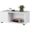 AKORD Kavos stalas Juliet Balta 90x51x38
