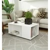 AKORD Kavos stalas Juliet Balta 90x51x38