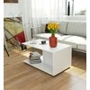 AKORD Kavos staliukas Margo Balta 90x50x45