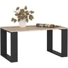 AKORD Kavos stalas Nox Dąb Sonoma/juodas 92x53x45