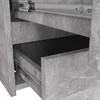 AKORD Komoda 6 stalčiai Betonas 100x35x57