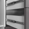 Komoda Akord Balta/pilka Grafit 35x110x85
