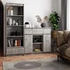 AKORD Komoda 2 Durys 3 Ištraukiamieji 1 Mažos Durys Betonas 101x35x98