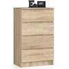 Bufetas Akord su 4 stalčiais Dąb Sonoma 60x40x99