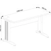 AKORD Kompiuterinis stalas Betonas 135x60x76